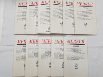 1998) Merkur : Deutsche Zeitschrift für europäisches Denken : Jhg. 1998 : Komplett :