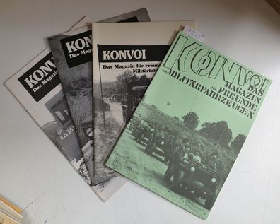 Konvoi : Das Magazin für Freunde von Militärfahrzeugen : Band 1-4 : Konvolut aus 4 He