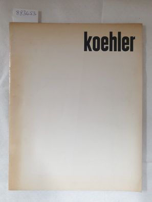 Koehler : Décollages : Mai Juni Juli 1964 : beiliegend Traueranzeige für Koehler (197