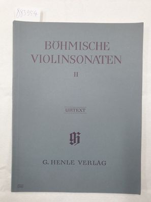 Böhmische Violinsonaten II : Urtext :