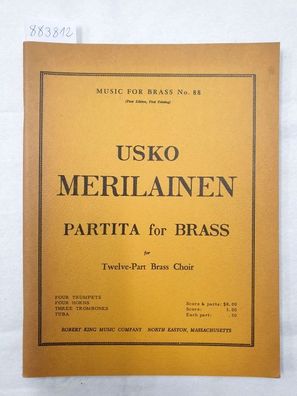 Partitia for Brass - For Twelve-Part Brass Choir :
