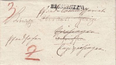vollständiger Vorphilabrief aus dem Jahr 1827 von Besigheim nach Enzvaihingen