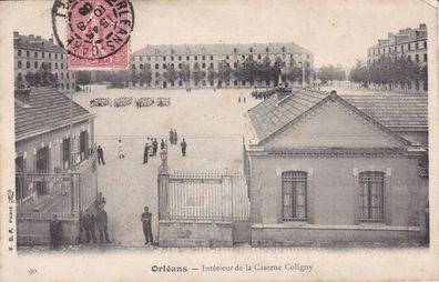 Postkarte WWI Orleans - Interieur de la Caserne Coligny