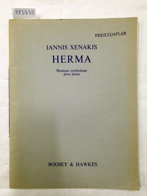 Herma : Musique symbolique pour piano : ("Freiexemplar" gestempelte Originalausgabe)