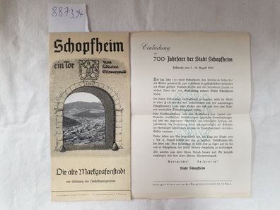 Schopfheim : ein Tor zum südlichen Schwarzwald :