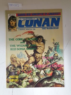 Savage Sword of Conan The Barbarian, No. 54, April 1982