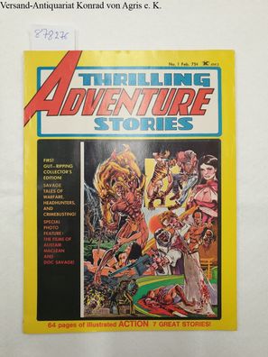 Thrilling Adventure stories Vol. 1 No.1, February 1975