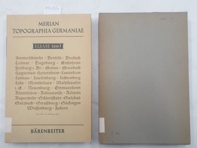 Topographia Germaniae : Faksimile Ausgabe : Elsass 1663 : in original Schuber :