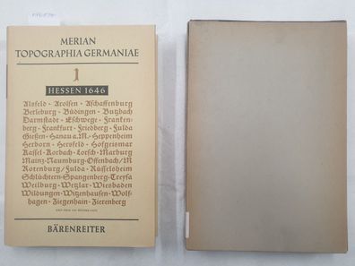 Topographia Germaniae : Faksimile Ausgabe : Hessen 1646 : in original Schuber :