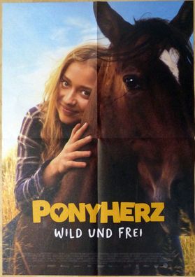 Ponyherz - Original Kinoflyer A3 - Martha Haberland, Franz Krause (II) - Filmposter