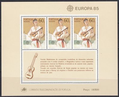 Portugal Madeira 1985 10x Block Nr. 6 Mi-Euro: 100 postfrisch MNH