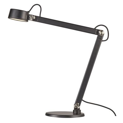 dftp NOBU LED Schreibtischlampe schwarz 600lm mit Schalter 49,5x10,5x46,5cm