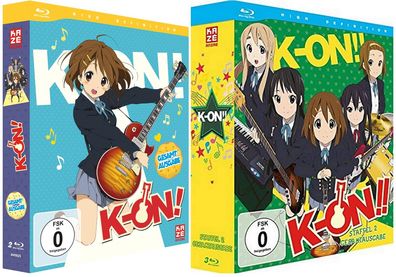 K-ON! - Staffel 1-2 - Blu-Ray - NEU