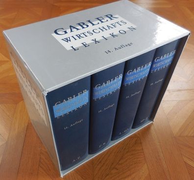 Gabler Wirtschaftslexikon: 4 Bände im Schuber. 14. Auflage