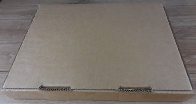 Klappschachtel, 350 x 270 x 45 mm, mit Steckverschluss, Paket- / Päckchenkarton