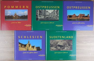 5 Bände Ehemalige Deutsche Ostgebiete