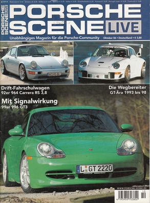 Porsche Scene Live 10/ 2006 - 996 GT3, GT Ära 1993 bis 98, Fahrschulwagen 964 Carrera