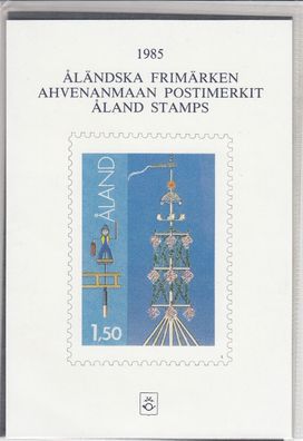 Aland Briefmarken Jahrbuch 1985 postfrisch - komplett