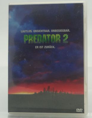 Predator 2. Lautlos. Unsichtbar. Unbesiegbar. Er ist Zurück. DVD (eb204)