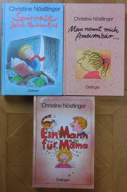 3 Jugendbücher von Christine Nöstlinger