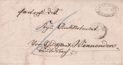 2x gelaufener Vorphilabrief aus dem Jahr 1874 von Endersbach nach Winnenden