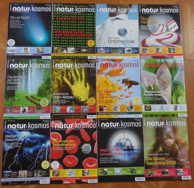 Natur + Kosmos. Kompletter Jahrgang 2009. 12 Hefte