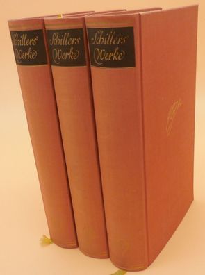 Schillers Werke in drei Bänden. (3 Bände)