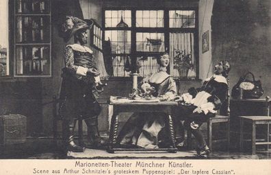 Postkarte Marionettentheater Münchner Künstler (4)