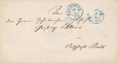Vorphilabrief aus dem Jahr ca. 1810 von Hannover nach Bult