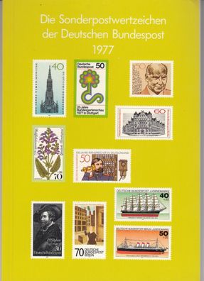 Die Sonderpostwertzeichen der Deutschen Post Jahrbuch 1977 - komplett