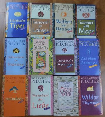 12 Romane von Rosamunde Pilcher
