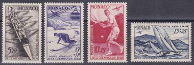 MONACO 1948 344-347 * * Postfrisch SPORT Tadellos (I1883
