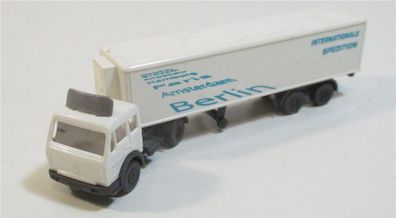 Wiking N 1/160 LKW MB Koffer-Sattelschlepper Internationale Spedition (6749g)