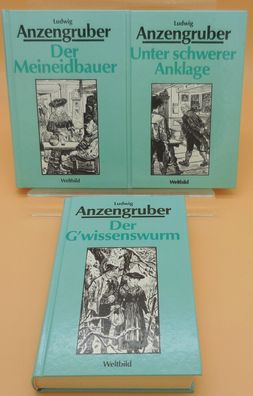 3 Hardcover von Ludwig Anzengruber