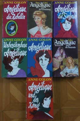 7 Bände Angelique von Anne Golon