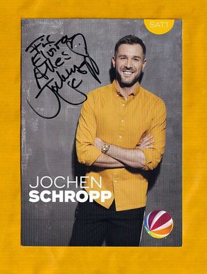 Jochen Schropp ( deutscher Fernsehmoderator ) - persönlich signiert