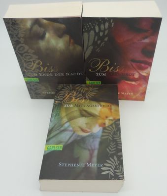 3 Bände Bella und Edward von Stephenie Meyer (eb192)