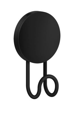 Smedbo Handtuchhaken schwarz 90mm selbstklebend BB355