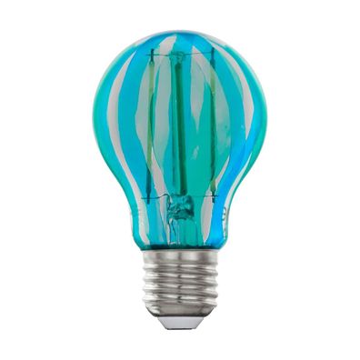 EGLO Colour LED Leuchtmittel E27 A60 6,5W 360lm blau, grün 60x105mm