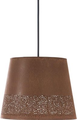 PR Home Corta Lampenschirm aus Cortenstahl für Außen rostbraun 38cm für E27 Pendelauf