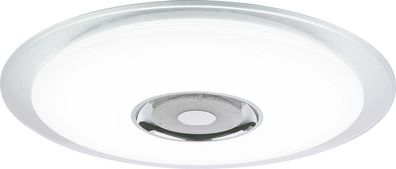 Globo Tune LED Deckenleuchte weiß opal mit Bluetooth Lautsprecher 60x6,1cm