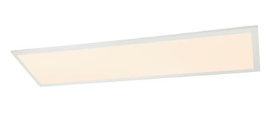 Globo Rosi LED Deckenleuchte weiß mit Fernbedienung 120x30x5,3cm