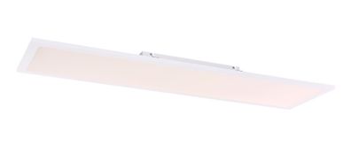 Globo Rosi Smart Home LED Deckenleuchte weiß, opal Tuya App Steuerbar 120x30x5cm