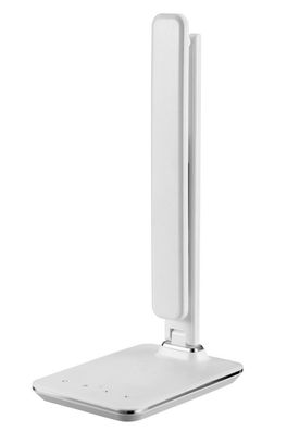 Globo Tanna LED Tischleuchte weiß, chrom mit Touchdimmer 31x14x59,5cm
