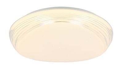 Globo Lucas LED Deckenleuchte weiß, opal 40x10cm