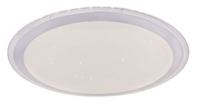 Globo Carry Smart Home LED Deckenleuchte weiß, silber Tuya App Steuerbar 53x8,3cm