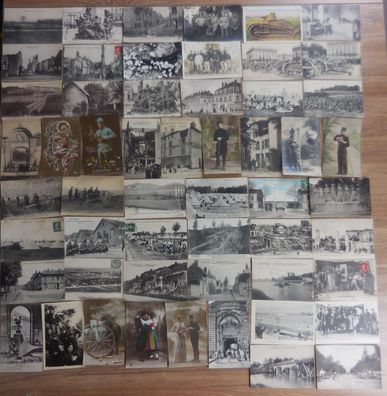 Alte Postkarten Sammlung. 55 Postkarten zum ersten Weltkrieg