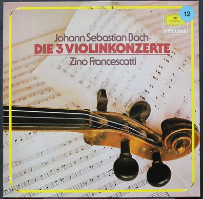 Deutsche Grammophon 410 684-1 - Die 3 Violinkonzerte