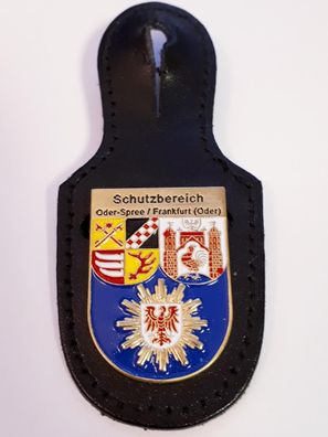 Polizei Brustanhänger Schutzbereich Oder-Spree/ Frankfurt Oder