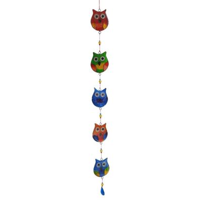 Suncatcher 5 EULEN Resin bunt 6 x 60 cm Windspiel Mobile